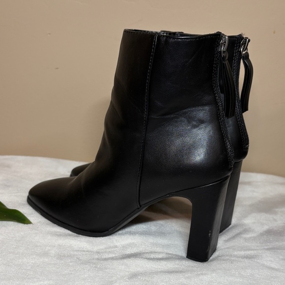 Maurices McKayla Black 3.25” Heeled Faux Leather Boots, 8 - Picture 4 of 11